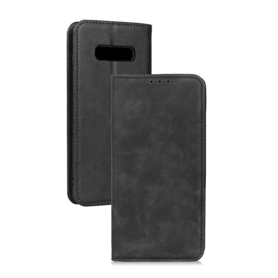 Capa de Couro com Bolso Interno para Samsung Galaxy Note 8 Preto